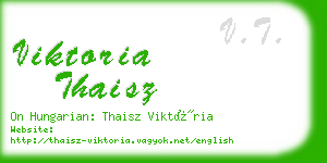 viktoria thaisz business card